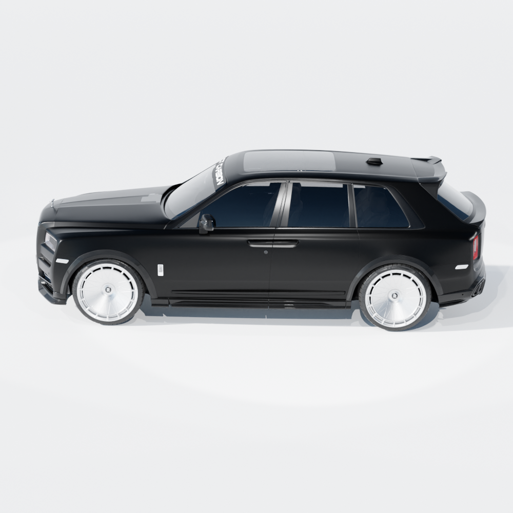 ROLLS ROYCE CULLINAN CARBON FIBRE SIDE SKIRTS - CT DESIGN